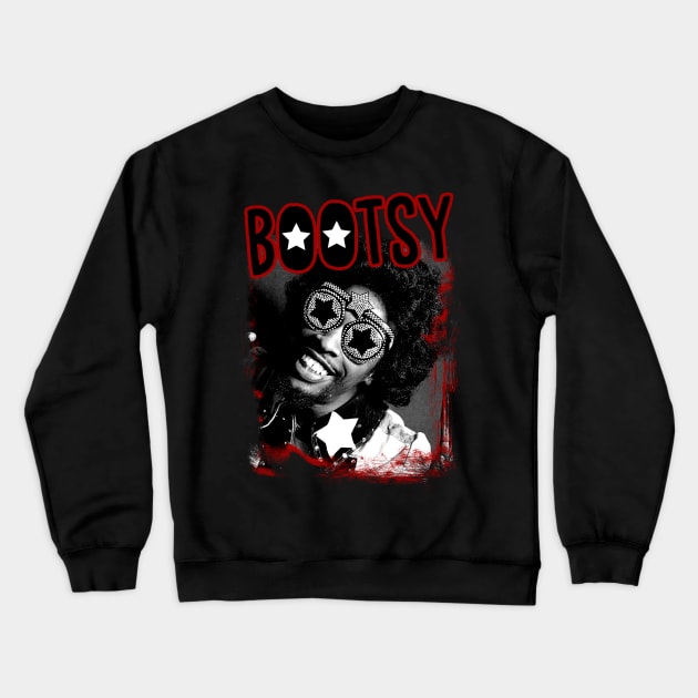 bootsy collins funky man Crewneck Sweatshirt by Magic Topeng